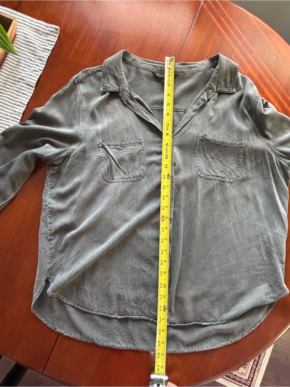 Rock & Republic Gray Button-Down Shirt - Picture 8 of 8